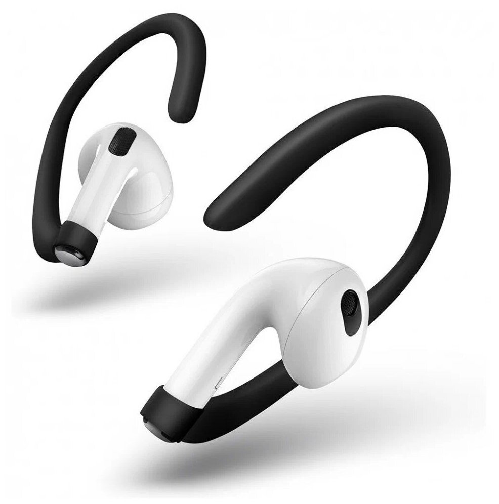 Держатель Uniq Loop sports ear hooks для наушников AirPods 3 (2021) белый/черный (2 пары)