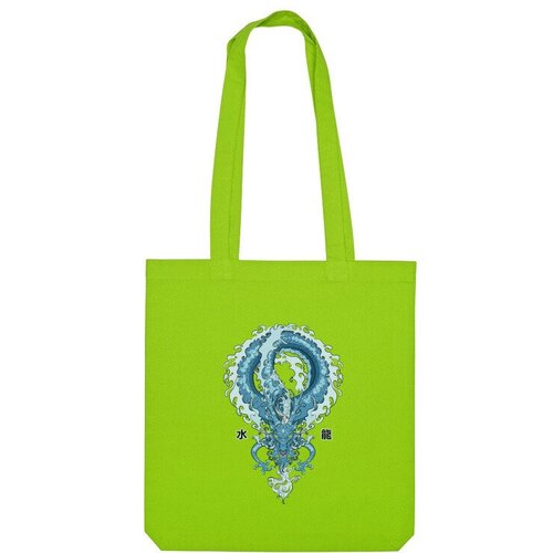 фото Сумка шоппер us basic, зеленый