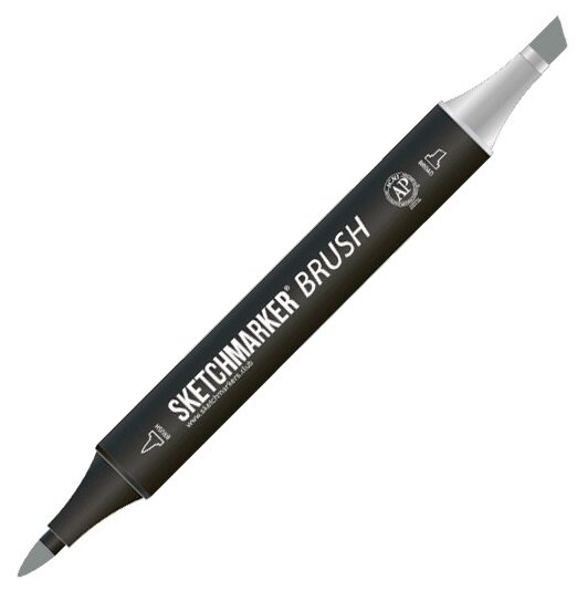 Маркер Sketchmarker Brush двухсторонний на спирт.основе цв.NG5 Нейтральный серый 5