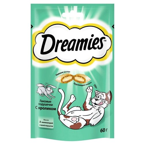 фото Лакомство для кошек Dreamies Подушечки с кроликом, 360 г