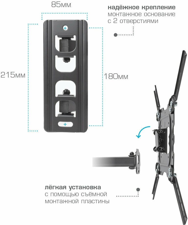 Кронейн на стену Kromax DIX-18