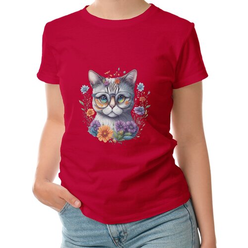 фото Футболка roly, размер s, красный