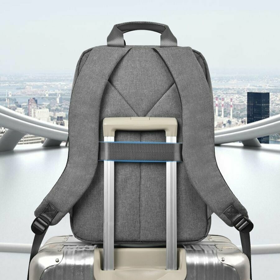 Рюкзак для ноутбука WiWU Minimalist Backpack 156 дюйма водонепроницаемый - Серый