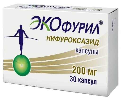 Экофурил капс., 200 мг, 30 шт.