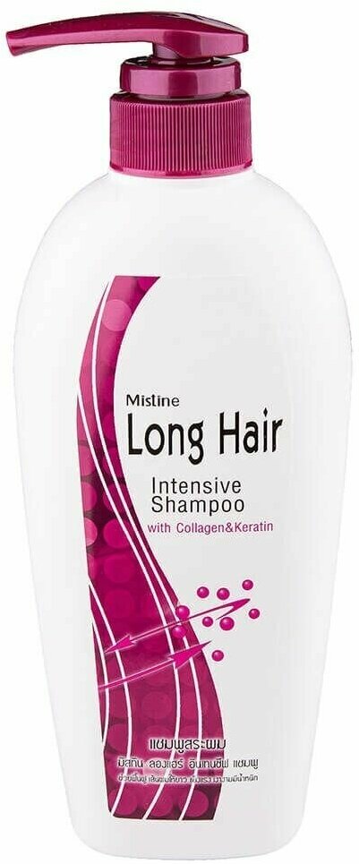 Mistine Интенсивный шампунь для длинных волос с кератином (Таиланд) 400 мл