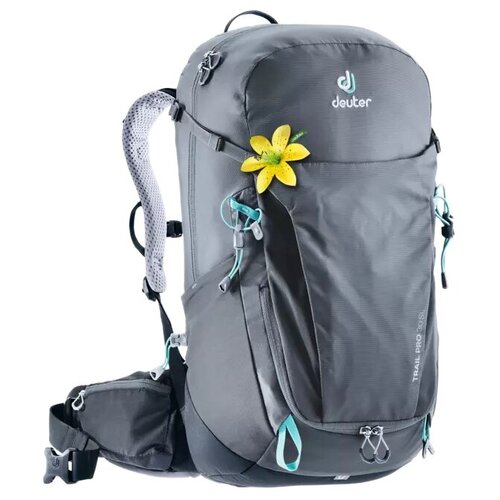 фото Трекинговый рюкзак deuter trail pro 30 sl, graphite-black