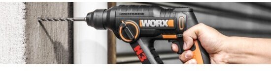 Перфоратор аккумуляторный Worx WX390.1 - фотография № 13