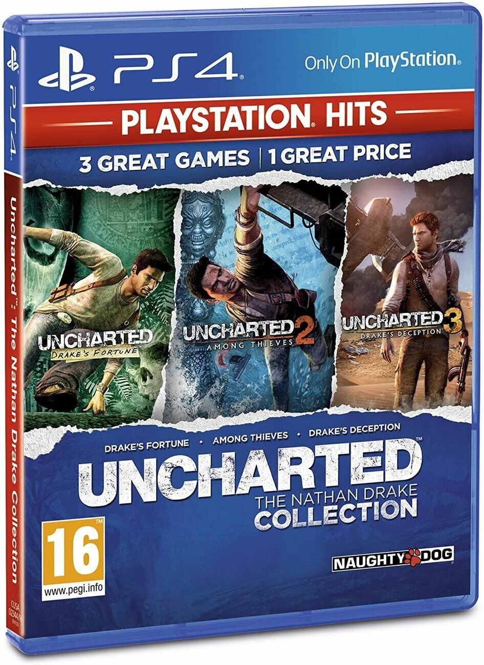 PS4 игра Sony Uncharted: Натан Дрейк. Коллекция (Хиты PS)