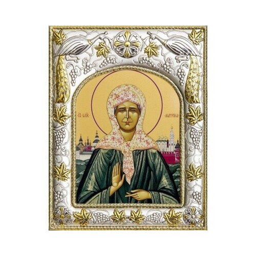 Икона Святая блаженная Матрона Московская икона круглая святая блаженная матрона московская скотч
