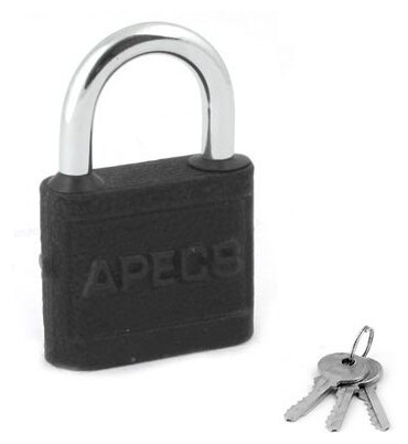 Замок навесной Apecs, PD-03-60, дисковый, 3 ключа