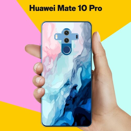 Силиконовый чехол на Huawei Mate 10 Pro Акварель / для Хуавей Мейт 10 Про силиконовый чёрный чехол для huawei mate 10 pro хуваей мейт 10 про