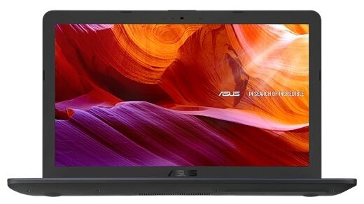 15.6" Ноутбук ASUS VivoBook X543UB-GQ822T 1920x1080, Intel Core i3 7020U 2.3 ГГц, RAM 6 ГБ, DDR4, HDD 1 ТБ, NVIDIA GeForce MX110, Windows 10 Home, 90NB0IM7-M11720, серый