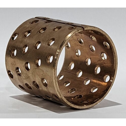 Втулка бронзовая с отверстиями 35х39х40, подшипник скольжения