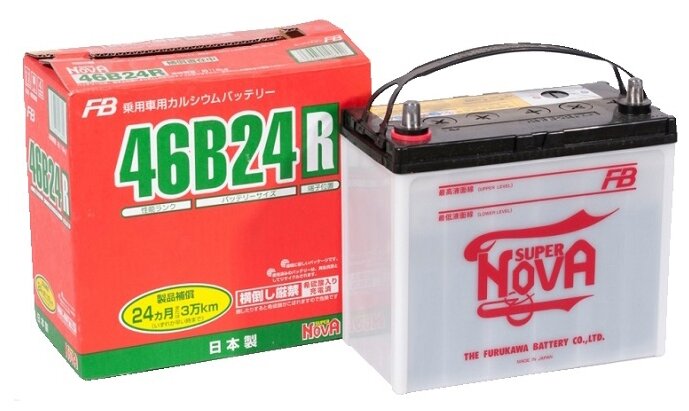 Автомобильный аккумулятор Furukawa Battery Super Nova 46B24R