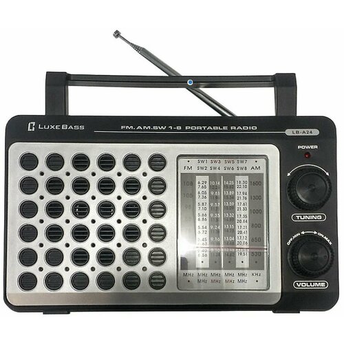 Радиоприёмник от сети Всеволновый AM FM SW радиоприемник Luxe Bass LB-A24 154000₽