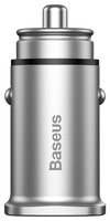 Автомобильная зарядка Baseus Dual QC3.0 30W Max Car Charger серый