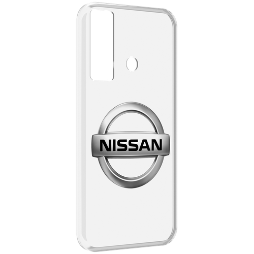 Чехол MyPads nissan-ниссан-3 мужской для Tecno Camon 17 задняя-панель-накладка-бампер
