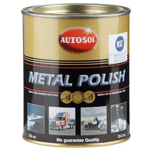 фото Autosol полироль для металлических частей кузова metal polish, 0.75 л