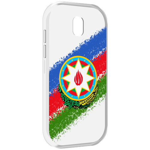Чехол MyPads герб флаг Азербайджана для Caterpillar S42 задняя-панель-накладка-бампер
