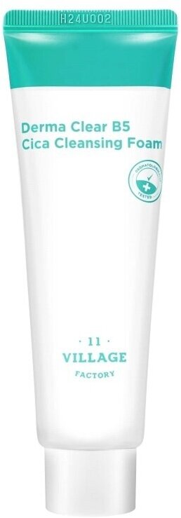 Пенка для умывания VILLAGE 11 FACTORY derma clear b5 cica cleansing foam