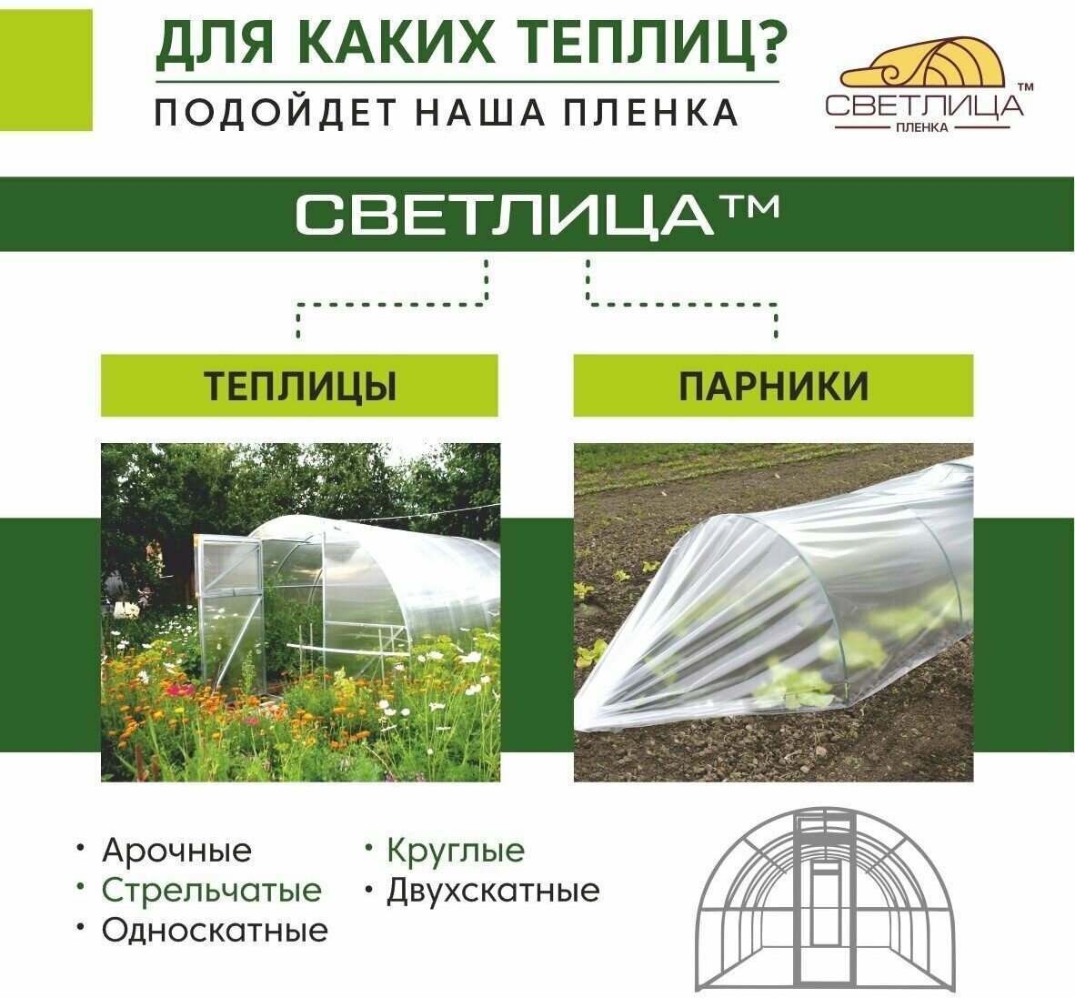 Пленка для теплиц и парников Светлица 3x4 м, 150 мкм, парниковая, многолетняя - фотография № 7