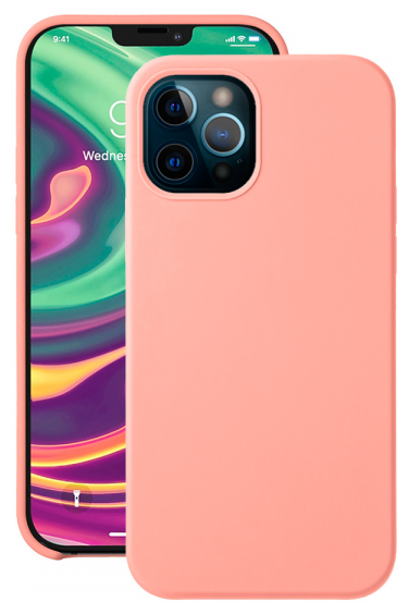 Чехол (клип-кейс) DEPPA Gel Color, для Apple iPhone 12/12 Pro, розовый [87754] - фото №6