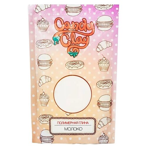 Глина Candy Clay Молоко (01-0201), 100 г 100 г игровой набор для лепки пластилин попкорн