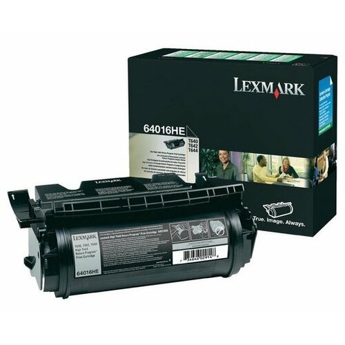 Картридж Lexmark 64016he, 21000 стр, черный картридж lexmark 64016he 21000 стр черный