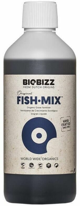 BioBizz Fish-Mix 500мл / Органическое удобрение для растений / Удобрение на фазу вегетации