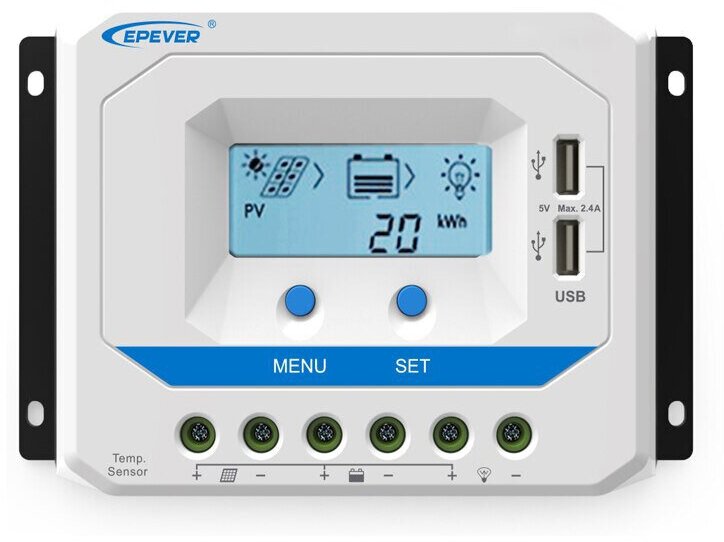 Контроллер Epsolar VS 2024AU 12/24В 20A