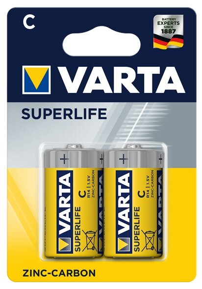 Батарейка VARTA SUPERLIFE C/R14