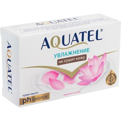 Крем-мыло, AQUATEL, 90 г, в ассортименте крем мыло aquatel 90 г в ассортименте