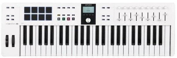 Миди клавиатура Arturia KeyLab Essential 49 MK3 White