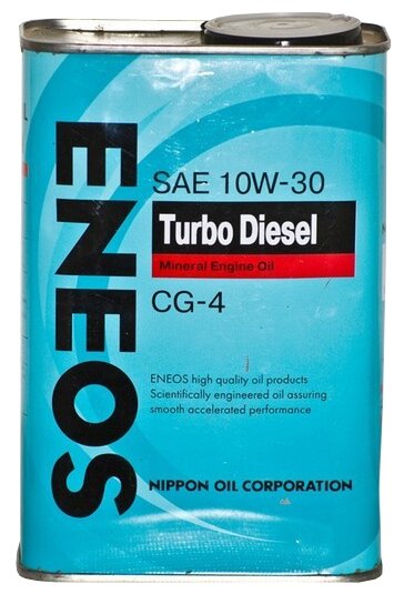 ENEOS Масло Моторное 10w30 Eneos 4л Минеральное Turbo Diesel Cg-4