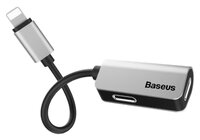 Разветвитель Baseus Lightning (m) - 2 x Lightning (f) L37 0.12 м черный