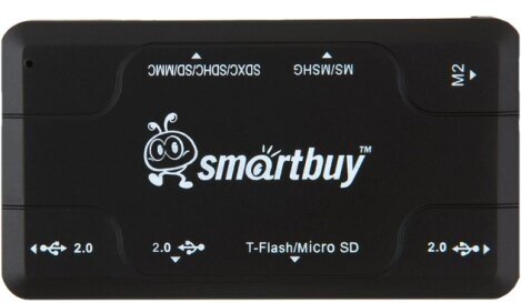 USB-концентратор SmartBuy Combo SBRH-750 разъемов: 3