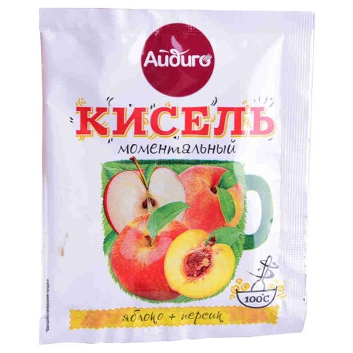 Кисель Айдиго Яблоко+персик, 30 г