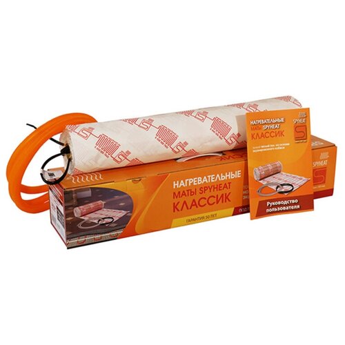 Теплый пол нагревательный мат SPYHEAT Классик 16 квм 150 2400 Вт 30494₽