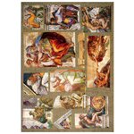 Бумага для декупажа Finmark Michelangelo, 210х297 мм - изображение