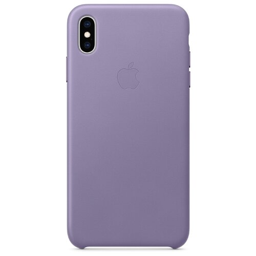 фото Чехол-накладка apple кожаный для iphone xs max лиловый