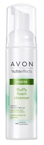 AVON пенка для умывания освежающая Nutra Effects Matte Fluffy Foam Cleanser, 150 мл