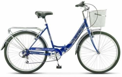 Велосипед Складной Stels Pilot 850 26" темно-синий