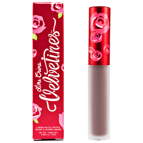 Lime Crime Жидкая помада для губ Velvetines матовая, оттенок cashmere