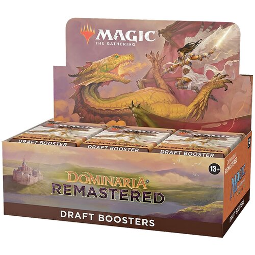 Дополнение для настольной игры MTG: Дисплей драфт-бустеров издания Dominaria Remastered на английском языке дополнение для настольной игры mtg бустер издания jumpstart 2022 на английском языке