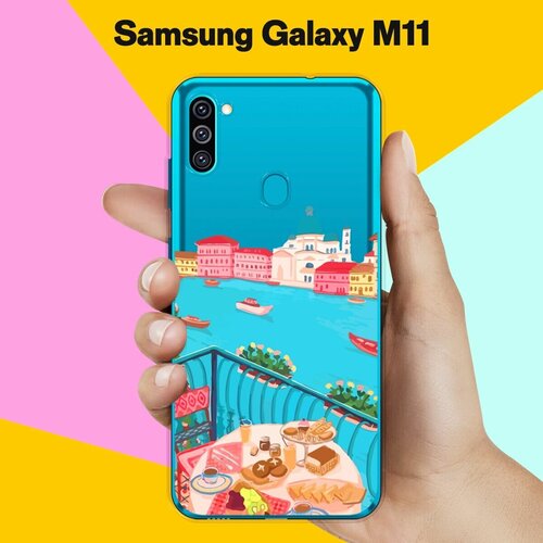 Силиконовый чехол на Samsung Galaxy M11 Венеция / для Самсунг Галакси М11 пластиковый чехол единорог в пончике на samsung galaxy m11 самсунг галакси м11