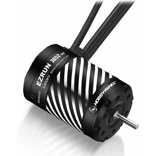 Бесколлекторный мотор Hobbywing EZRUN-3652SD-3300KV-BLACK-G3 3.175/15мм, 1/10 бессенсорный HW-30402603