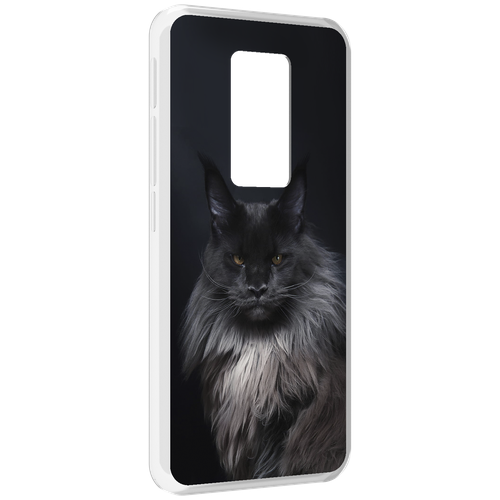 Чехол MyPads кошка мейн кун 2 для Motorola Defy 2021 задняя-панель-накладка-бампер