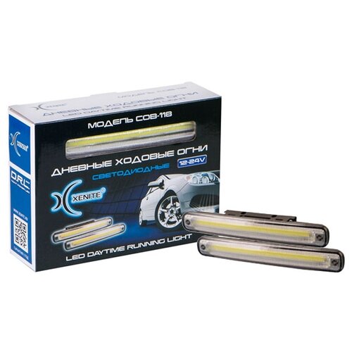 Комплект Дневные Ходовые Огни Cob-118 (12-24v) Xenite арт. 1001023