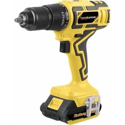 Аккумуляторный шуруповерт Hanskonner HCD1855RI электроинструмент подарок на день рождения мужчине любимому папе дедушке парню 1422000₽