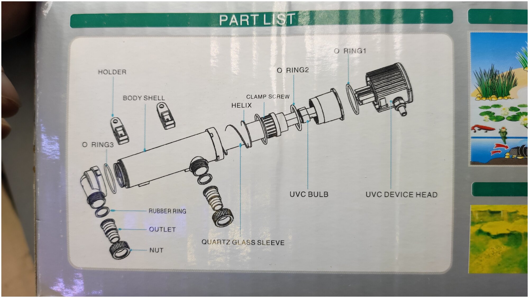 Стерилизатор проточный Sunsun (Grech) с UV 9W CUV-209A - фотография № 8